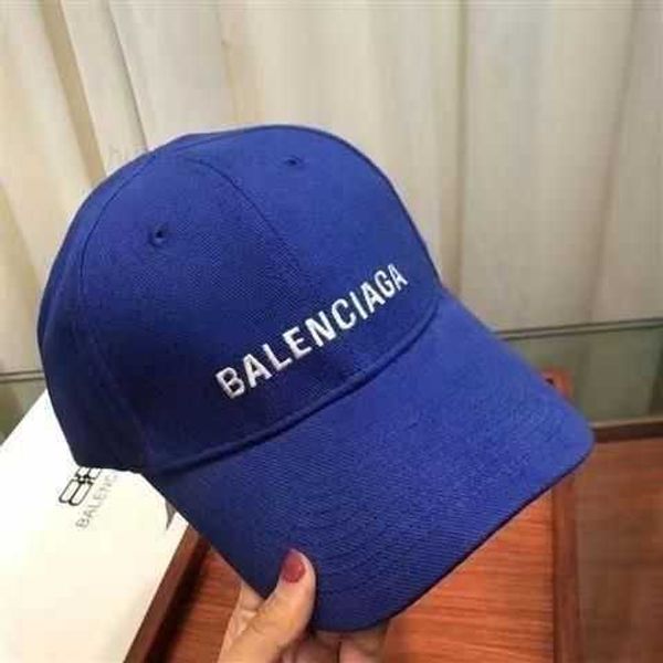 

balenciga beanie ball cap hat winter new designer bonnet embroidered baseball balencigass female family letter washed old cowboy sun ins kjm, Blue;gray