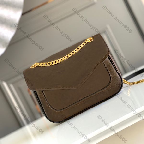 

9a classic buckle oblique designer women's old pattern leather shoulder bag