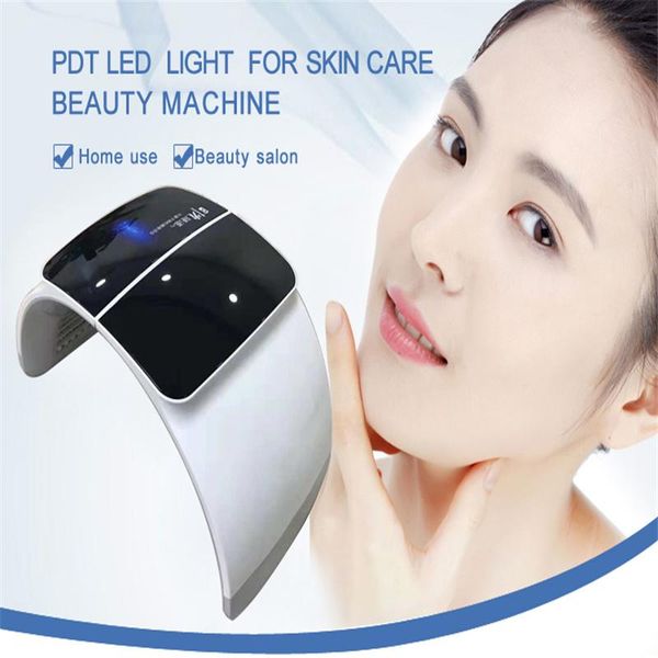 

portable foldable 7 light led facial mask pdt light for skin therapy beauty machine for face skin rejuvenation salon beauty equipment