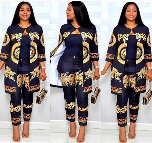 

european and american women039s two piece pants fashion digital printing full diamond shiny sleeve jacket trousers suit8494947, White