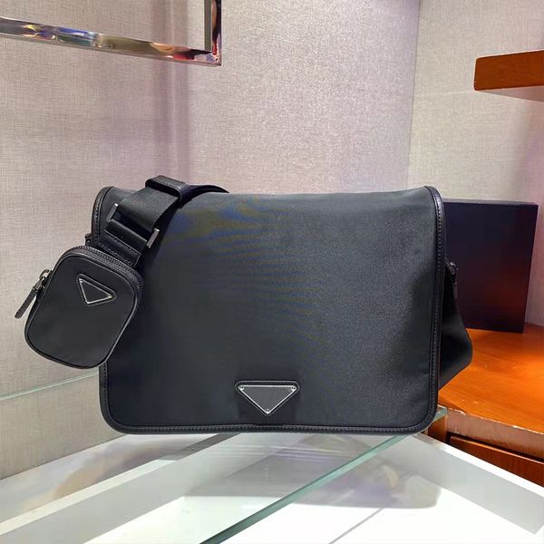 

messenger bag mens nylon leather crossbody shoulder bags designer bag briefcase wallet 2v039 backpack whit coin purse card holder