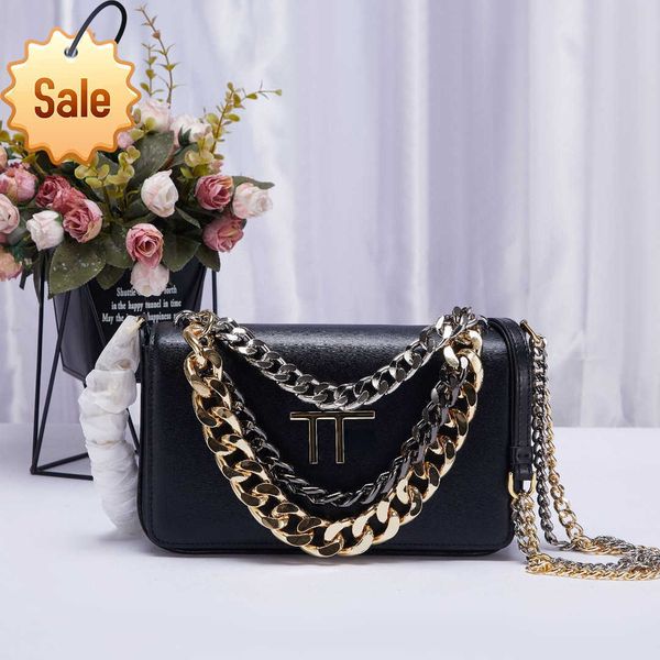 

brand designer single shoulder bags 2023 new women's fashion tf texture leather three color chain shoulders crossbody bag gift box fact