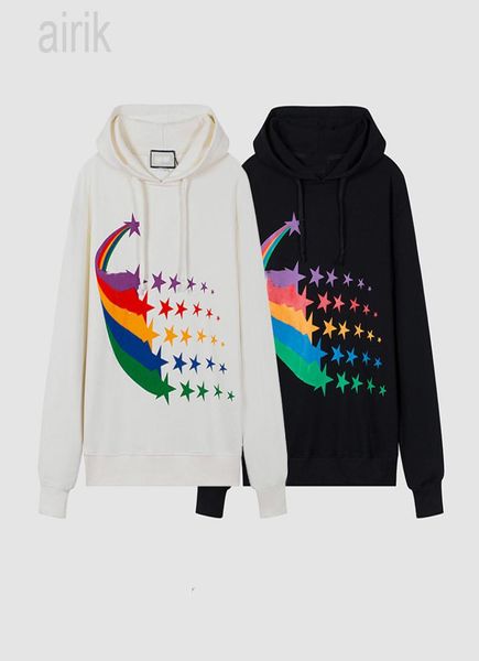 

trendy brand sweatshirts for men women couples classic letters embroidery pure cotton warm loose hoodie plus size lxl2xl3618602, Black