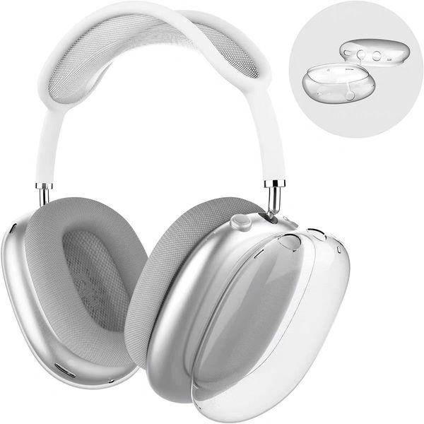 

for airpods max air pods maxs headsets headphones max cushions accessories solid silicone high custom waterproof protective plastic headphon