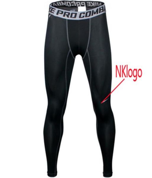

new 2021 sports tights pro combat basketball pants men039s fitness quickly dry pants running compression gym joggers skinny pan6752201, Black