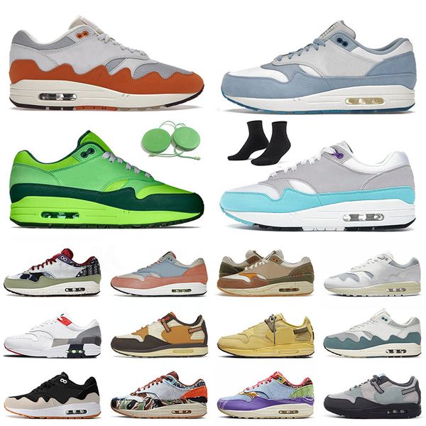 

patta waves 1 87 running shoes women mens oregon duck bred bluepriint concepts far out obsidian denim olive canvas anniversary royal red tra, White;red