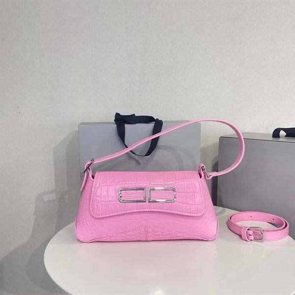 

chain baguette bags fashion pearls famous designer handbags lady cross body shoulder zipper alligator casual walle292d
