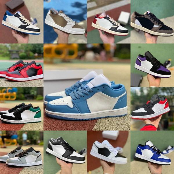 

jumpman x 1 low casual basketball shoes mens 1s fragment white brown ts red gold banned unc wolf grey silver toe black toe shadow panda