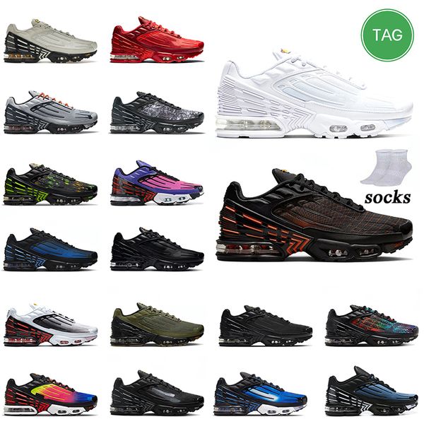 

tn plus 3 running shoes tuned airs men women tns terrascape triple white black unity halloween repeat print olive mens spray painted trainer