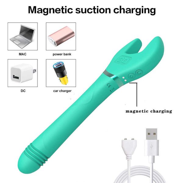 

toy massager vibrating rod telescopic gun machine breast clip sm flirting female masturbator 30 # wrench