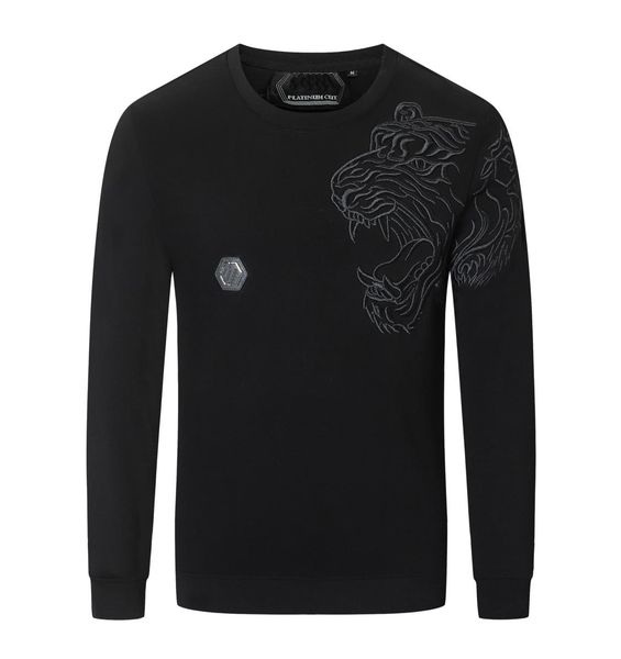 

men039s hoodies new pp tshirt cotton t slim sweatshirt diamond skull everyday3911267, Black