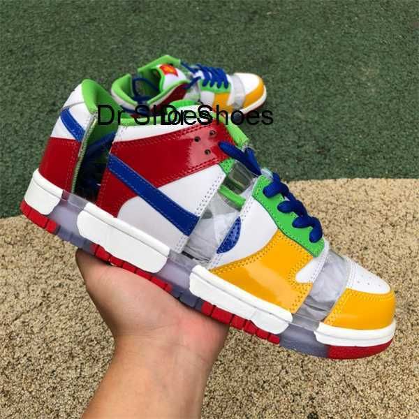 

s x sb dunks low sandy bodecker authentic casual shoes white/hyper royal-mean green fd8777-100 women men sports sneakers