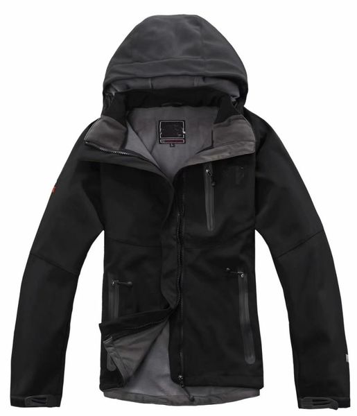 

women waterproof denali fleece softshell jackets womens outdoors coats winter casual hoodie more clours5552819, Black