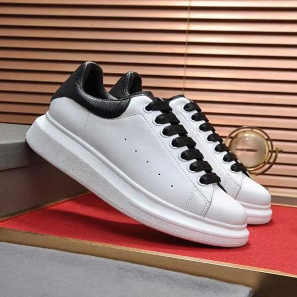 

woman shoe oversized sneakers womens casual shoes leather lace up fashion platform white black mens luxury velvet suede mcqueens dola