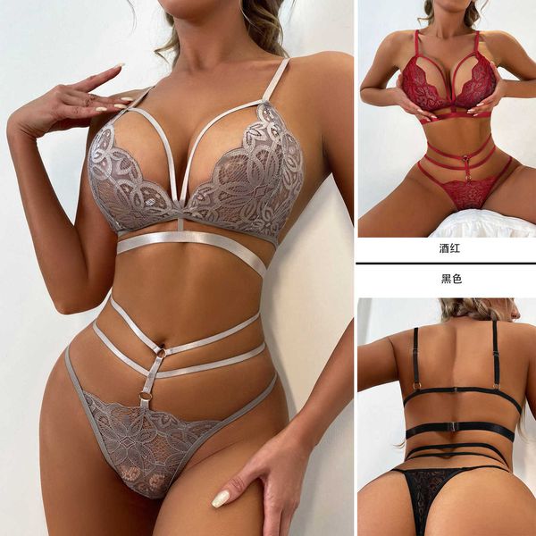 

toy massager 2022 new underwear perspective multicolor lace set bandage