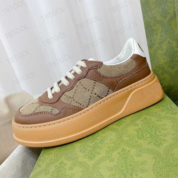 

designer women lace up sneakers retro fashion leather platform multicolored genuine embroidery men classic casual outdoor shoes l3hl, Black