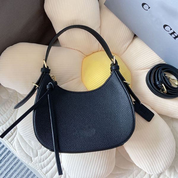 

bags totes designer bag women handbag classic luxury brand imitation solid color splicing one shoulder crescent bag fashion dinner wallet pa