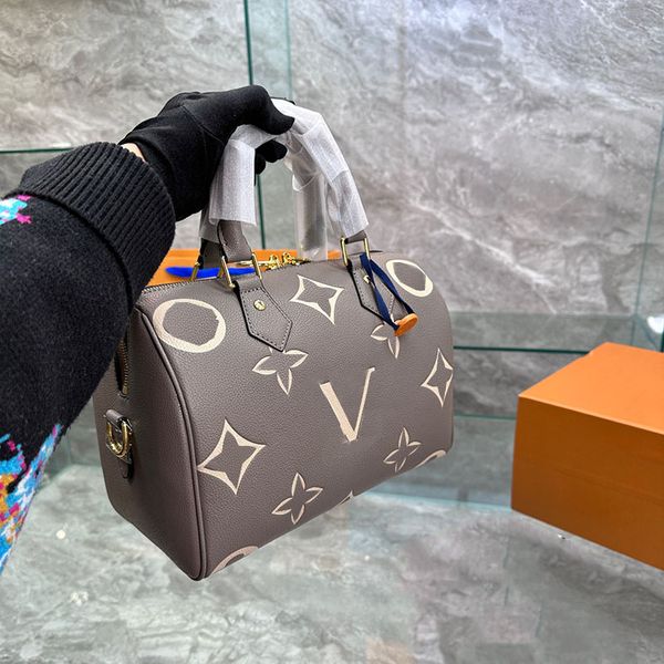 

womens designer speddy old flower pillow bags handle totes 4 colors crossbody shoulder genuine leather strap handbags medium travel street s