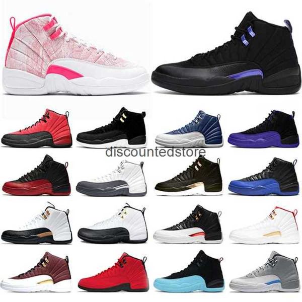 

men women basketball shoes 12 12s twist ice cream university gold dark concord reverse flu game mens trainers outdoor sports sneakers
