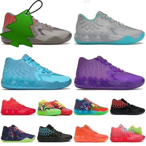 

boots 2022 fashion lamelo ball basketball shoes mens 3 balls mb.01 trainers rock ridge queen city rick and morty red beige be you black