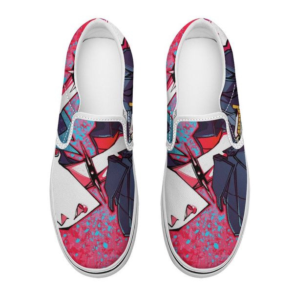 

canvas shoes with punk fashion patterns on breathable sports shoes fashion sneakers popular christmas customized running shoes for men