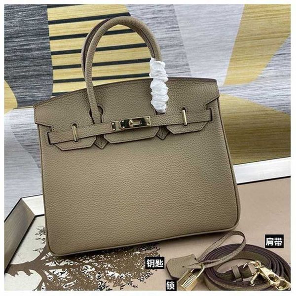 

designer handbag herme birkins the original togo leather head layer cowhide buckle single shoulder crossbody handle banquet temperament zc