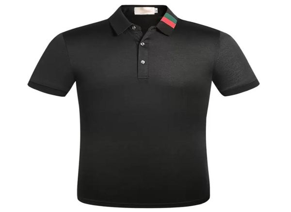 

summer men039s polos tshirts cotton shirts solid color short sleeve slim breathable men039s streetwear male tees us si9767527, White;black