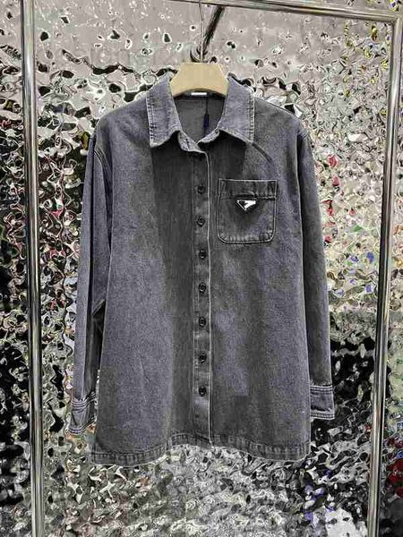 

men's jackets designer p2022 autumn new denim shirt coat v555, Black;brown