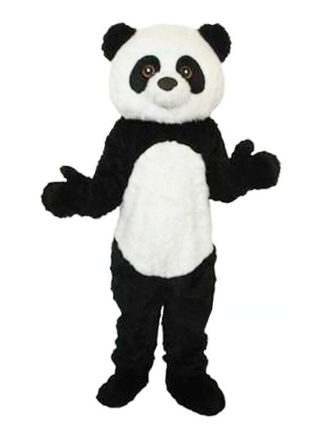

2022 new mascot costumes panda mascot medium long fur costume walking halloween suit party role play, Red;yellow
