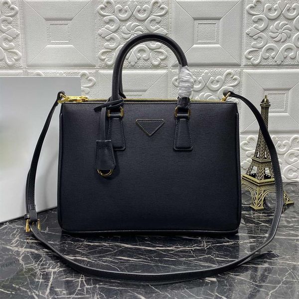 

milano large classic retro tote bag fashion messenger handbag in genuine saffiano leather women man unsex2979