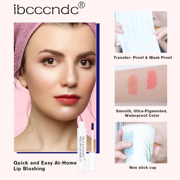 

peel off liquid lipstick set waterproof tear lip gloss long lasting lips stain moisturizing red tint makeup cosmetic