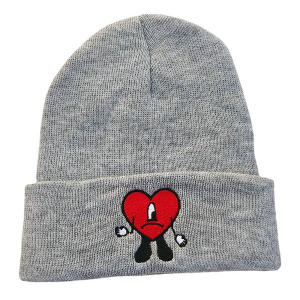 

knit mens bad bunny beanies for women hats beanie custom winter designer beanie hat, White;pink