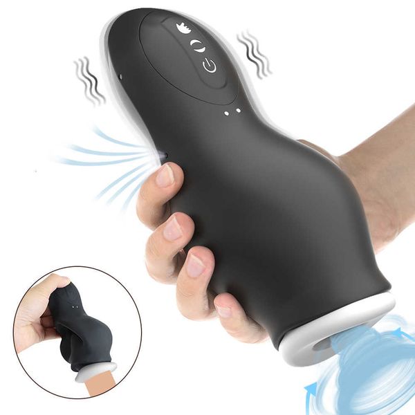 

7speeds real air sucking male masturbator deep throat vibration automatic suction oral toys for men vacuum blowjob cup