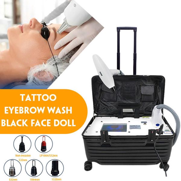 

pico laser spot pigment melasma removal 3 probes 755nm 1320nm picosecond lazer remove tattoo, Black