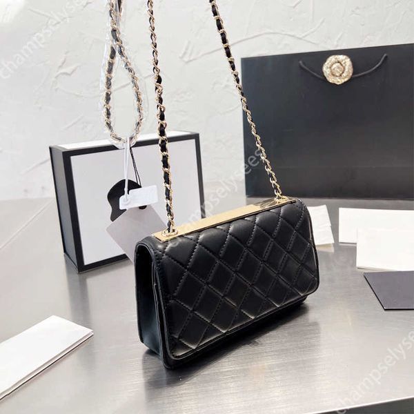 

r bags shoulder bag chain handbags fashion ladies flap metal letter crossbody bag luxury genuine leather handbag women lattice32