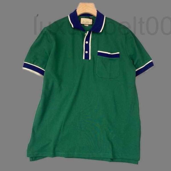 

men's polos designer polo shirt loose summer paris g short sleeved female t-shirt male pocket embroidery pc47, White;black