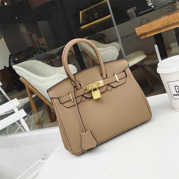 

designer handbag herme birkins hong kong versatile bag full leather women's handheld one shoulder crossbody big women 2022 fashion zc