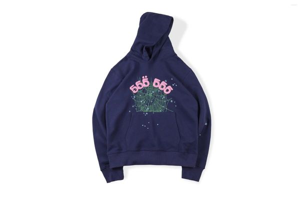 

men's hoodies sweatshirts autumn hoodie men women foam print spider web graphic 555555 casual loose pullovers hooded, Black
