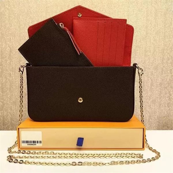 

fashion designer bag women favorite 3 pcs set multicolor accessories handbag luxury ladies flower crossbody shoulder b287u