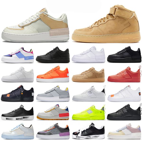 

running shoes trainer trainers sneakers for low travis skeleton off black 1 one triple women men airfoces fce 36-46