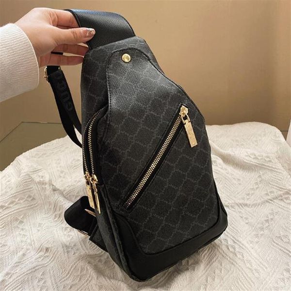 

crossbody bag chest bag women men designer bags purse print letter 2022 new style shoulder pu casual sports g7268231n