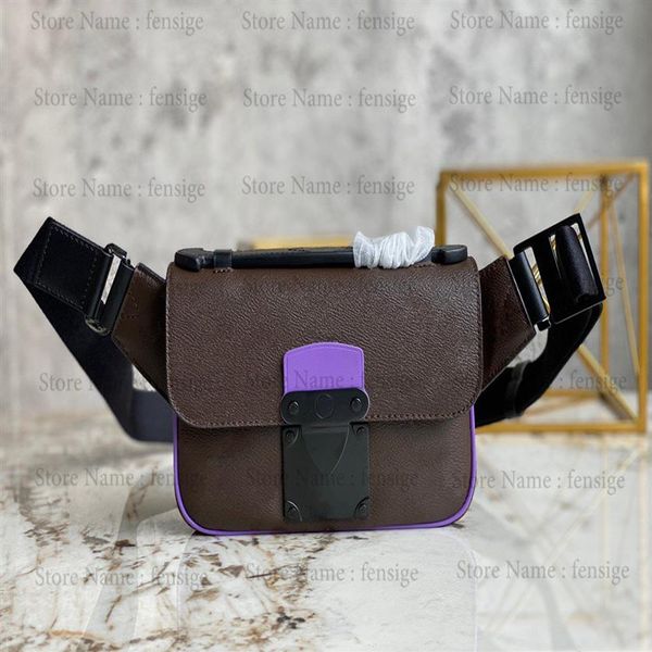 

shoulder bags cross body s lock sling 5a hasp trunk lock monograms-embossed mens designer luxury handbag clutch waist m58487 m46245217l
