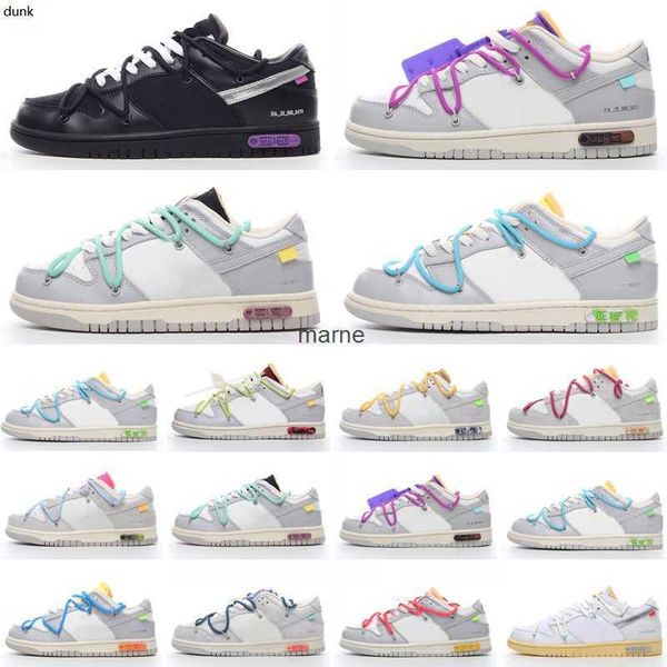 

sb duuns ow men women running sports shoes off no.1-50 lot 09 49 50 the white low of 50 university blue fragment skate platform casual