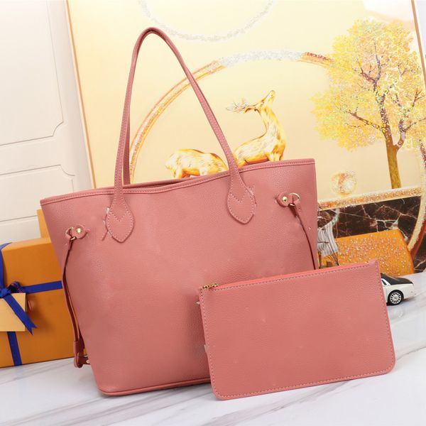 

new patternm45686 2pcs women bags luxurys handbags ladies designer composite bags lady clutch bag shoulder tote female purse w