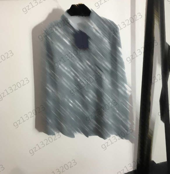 

womens blouses presbyopia logo wavy dot printing fashion blouse chest pocket design button open lapel long sleeves shirts brand women cloth, White