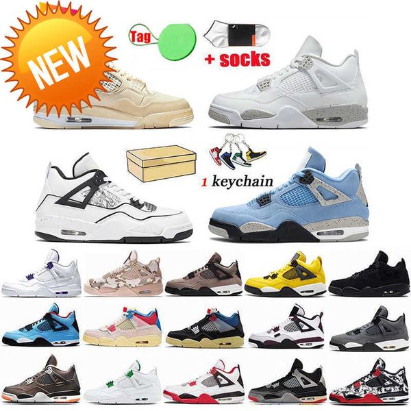 

boots jump 4s 4 running basketball shoes white oero black cat bred university blue lightning unionnoir fire red pure money