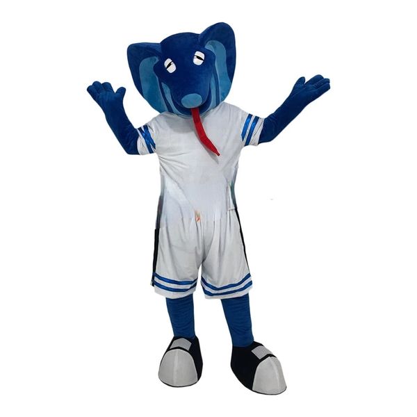 

blue cobra custom mascot creative headgear cartoon custom sports costumes walking puppet animal, Red;yellow