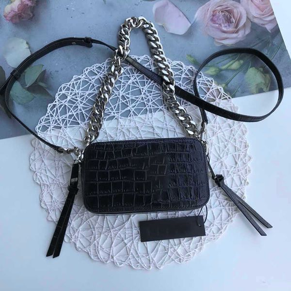 

shoulder bags crocodile pattern camera crossbody bags zipper mar tote bags camera bag womens designer bag luxurys handbag designers purse wa