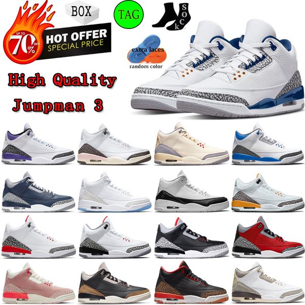 

casual basketball shoes 3 3s designer mens trainers women sneakers personality racer blue pine green unc eur 36-47
