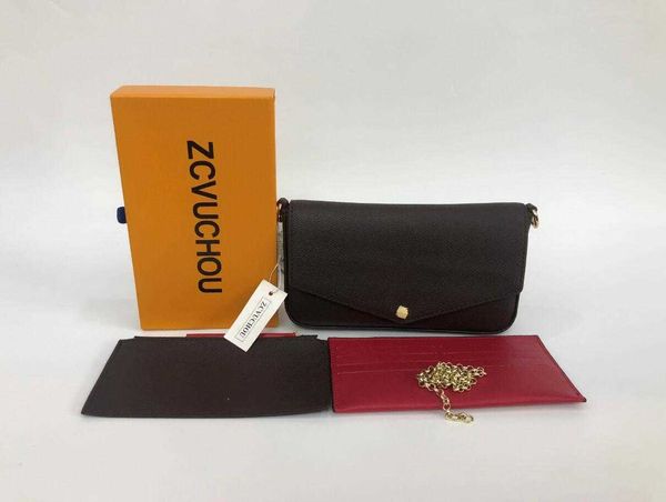 

new 2023 fashion handbags wallet bag women classic style genuine leather diagonal shoulder bags